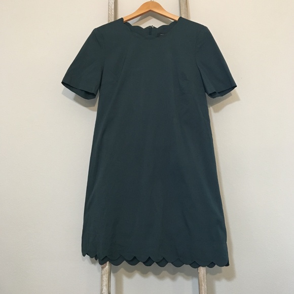 Halogen Scallop Shift Dress - Picture 2 of 6